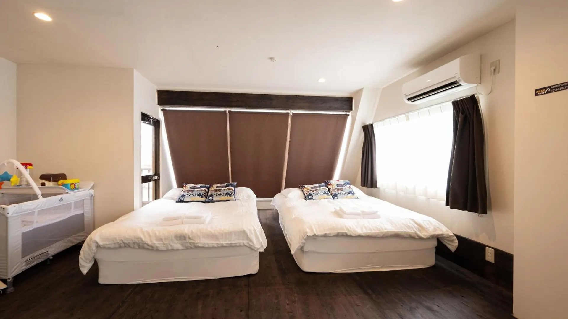 Apartment Thunder Hotel -雷門サンダーホテル- 浅草駅から徒歩5分 ベビー用品付き ファミリーも歓迎 大人8名もok!! Tokyo